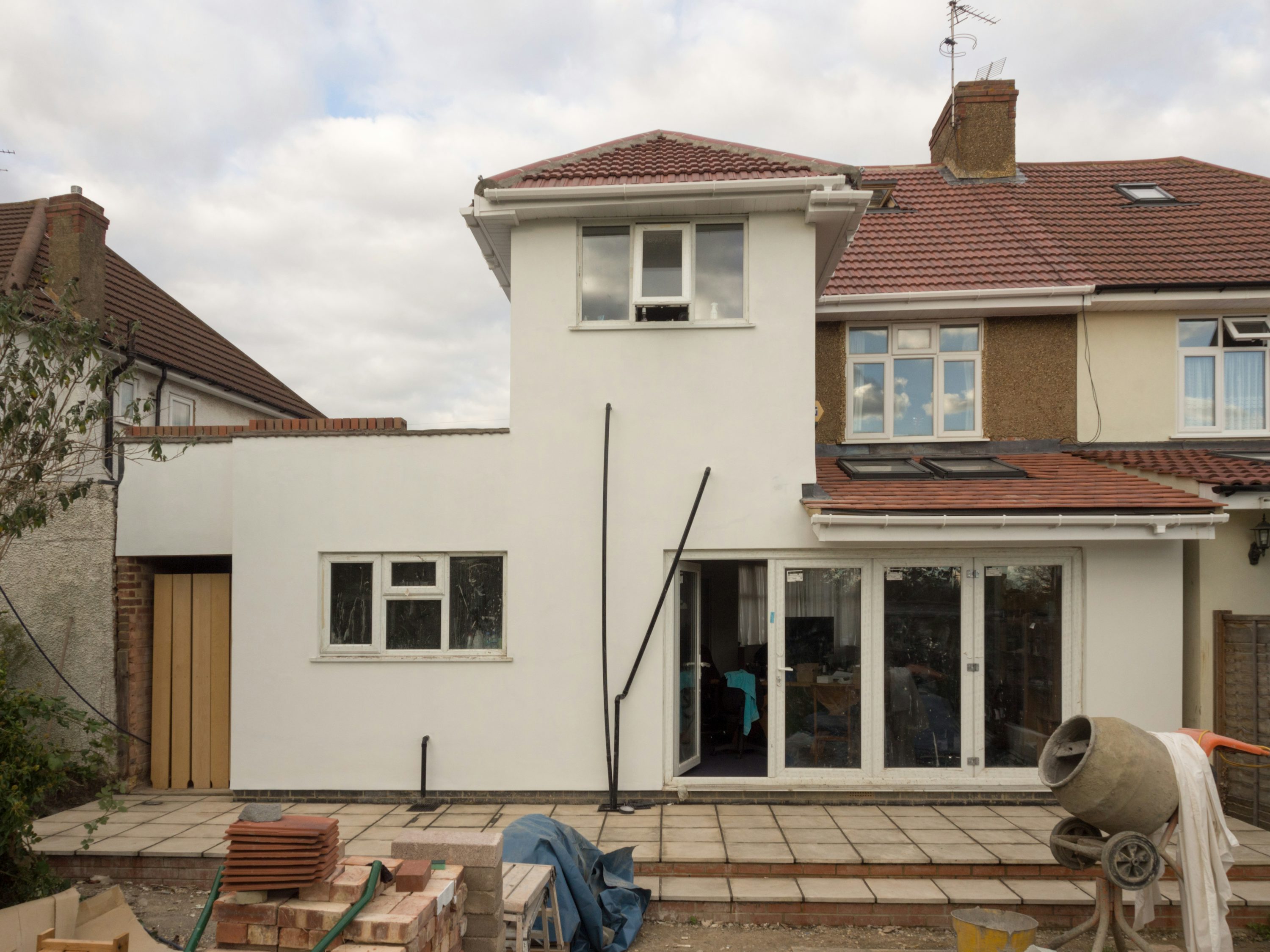 Home renovation work in progress